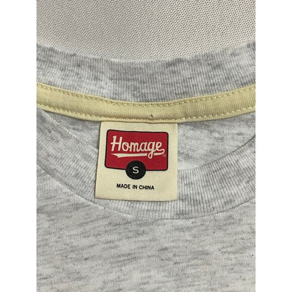 Homage New Heights Shirt Travis Jason Kelce Rooting For Offense Tee Gray Small - Picture 6 of 9